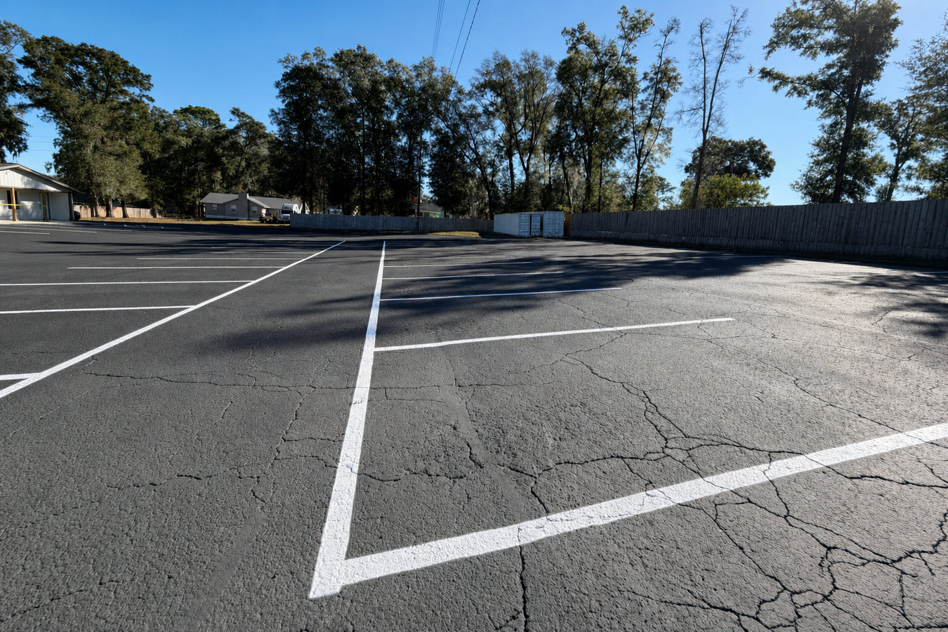 Parking lot maintenance in Visalia, CA