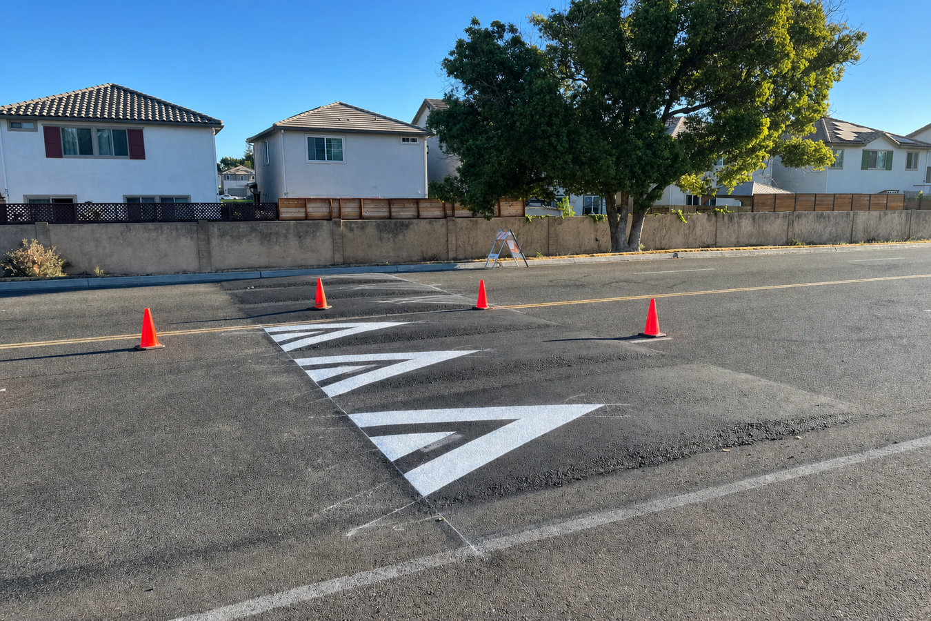 Speed bump installation